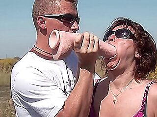 Trista In Hairy Mature Slut Fucked In The Open Air