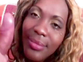 French Ebony With An Amazing Body Can Take Two White Cocks At The Same Time