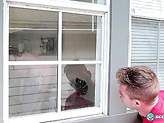 Peeping Tom Fucks Busty Nyx Monroe